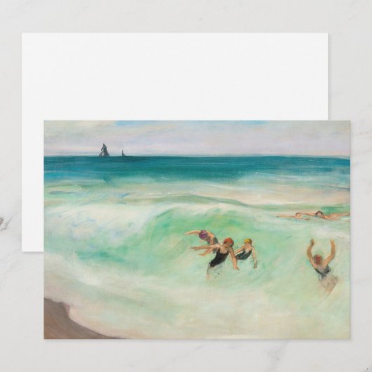 Bathers in the Wave Henri Lebasque | (Voorkant / Achterkant)