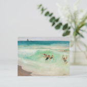 Bathers in the Wave Henri Lebasque | Briefkaart (Staand voorkant)