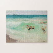 Bathers in the Wave Henri Lebasque | Legpuzzel (Horizontaal)