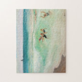 Bathers in the Wave Henri Lebasque | Legpuzzel (Verticaal)