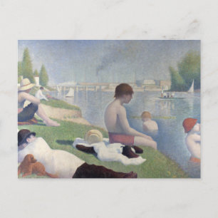 Bathers te Asnieres door Georges Seurat Briefkaart