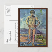 Bathers van Paul Cézanne (beste kwaliteit) Briefkaart (Voorkant / Achterkant)