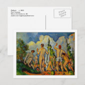 Bathers van Paul Cezanne Briefkaart (Voorkant / Achterkant)