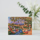 Bathers van Pierre-Auguste Renoir (beste kwaliteit Briefkaart (Staand voorkant)