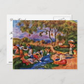 Bathers van Pierre-Auguste Renoir (beste kwaliteit Briefkaart (Voorkant / Achterkant)