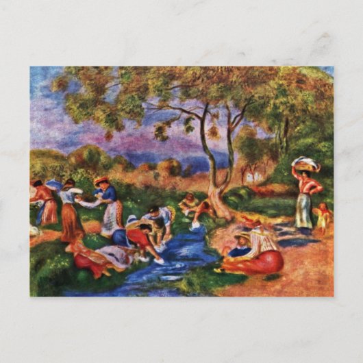Bathers van Pierre-Auguste Renoir (beste kwaliteit Briefkaart (Voorkant)
