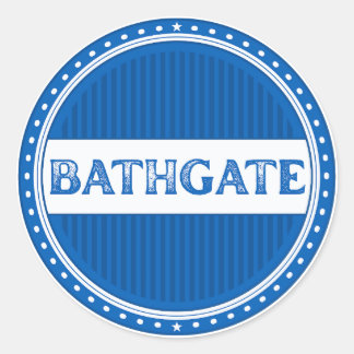 Bathgate City Pride Embleem – Schotse identiteit Ronde Sticker