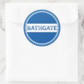 Bathgate City Pride Embleem – Schotse identiteit Ronde Sticker (Tas)