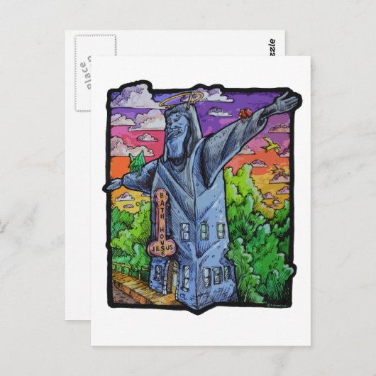 Bathhouse Jebus Briefkaart (Voorkant / Achterkant)