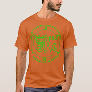 Bathin Sigil kent de virtualiteit van Herbs Green T-shirt