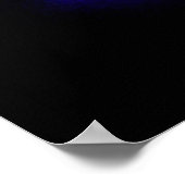 Bathinblue Vierkante Tientallen Poster (Hoek)
