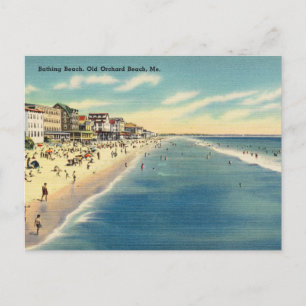 Bathing Beach, Old Orchard Beach, Maine Briefkaart