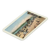 Bathing Beach, Santa Cruz CA  stijl Magneet (Linkerzijde)