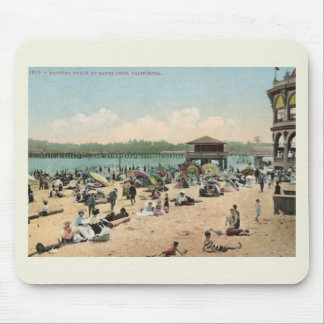 Bathing Beach, Santa Cruz CA stijl Muismat