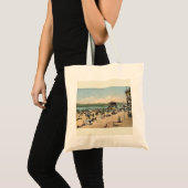 Bathing Beach, Santa Cruz CA stijl Tote Bag (Voorkant (product))