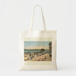 Bathing Beach, Santa Cruz CA stijl Tote Bag