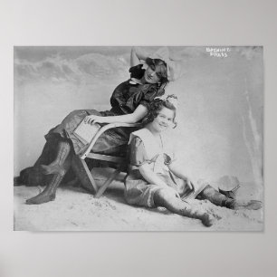 Bathing Beauties - bocht van de eeuwse badjurk Poster