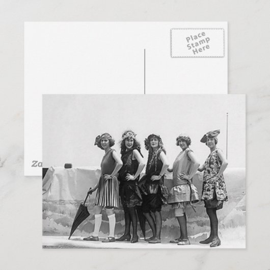 Bathing Beauties Briefkaart (Voorkant / Achterkant)