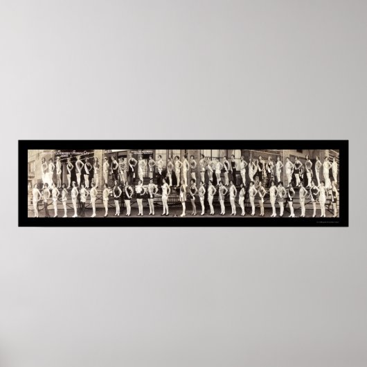 Bathing Beauties NJ LG Photo 1926 Poster (Voorkant)