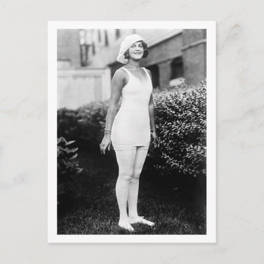 Bathing Beauty, begin jaren 1900 Briefkaart (Voorkant)
