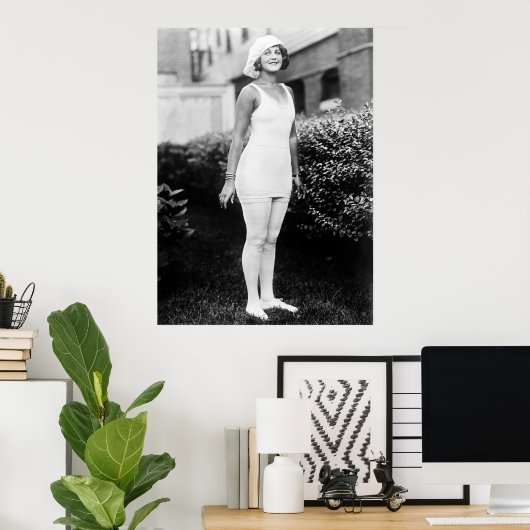 Bathing Beauty, begin jaren 1900 Poster (Thuiskantoor)