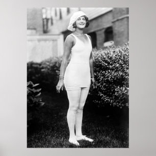 Bathing Beauty, begin jaren 1900 Poster
