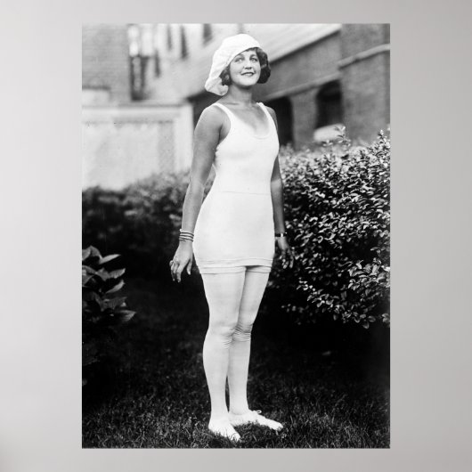 Bathing Beauty, begin jaren 1900 Poster (Voorkant)