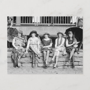 Bathing Beauty Costume Contest  Glamor Briefkaart