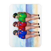 Bathing Beauty Magnet Magneet (Verticaal)