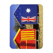 Bathing Boxes, Middle Brighton Beach, Port 2 Magneet (Verticaal)