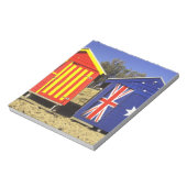 Bathing Boxes, Middle Brighton Beach, Port 2 Notitieblok (Linkerzijde)