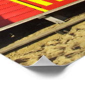 Bathing Boxes, Middle Brighton Beach, Port 2 Poster (Hoek)