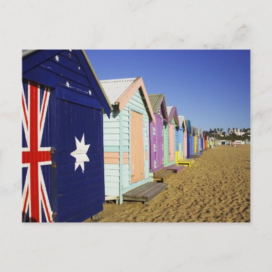 Bathing Boxes, Middle Brighton Beach, Port Briefkaart (Voorkant)