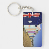 Bathing Boxes, Middle Brighton Beach, Port Sleutelhanger (Voorkant)