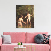 Bathing Boys, 1873 Canvas Afdruk (Insitu (Woonkamer))