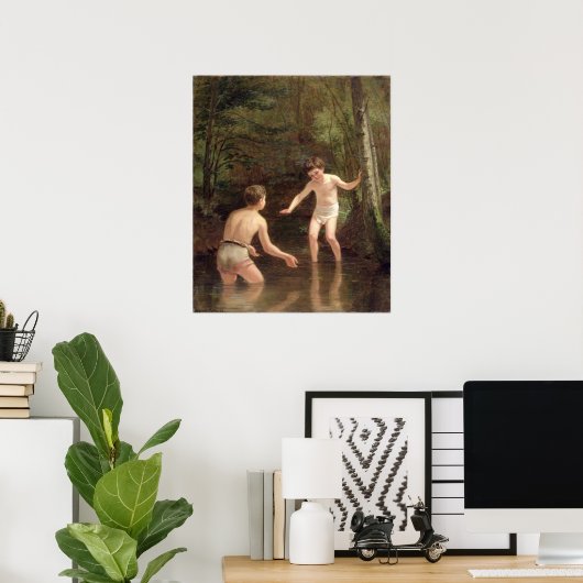 Bathing Boys, 1873 Poster (Thuiskantoor)