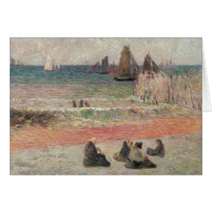 Bathing Dieppe van Paul Gauguin,  fijne kunst