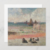 Bathing Dieppe van Paul Gauguin, fijne kunst (Voorkant / Achterkant)