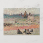 Bathing Dieppe van Paul Gauguin, fijne kunst Briefkaart (Voorkant)