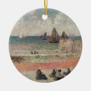 Bathing Dieppe van Paul Gauguin,  fijne kunst Keramisch Ornament