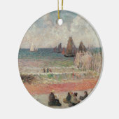 Bathing Dieppe van Paul Gauguin,  fijne kunst Keramisch Ornament (Links)