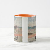 Bathing Dieppe van Paul Gauguin,  fijne kunst Mok (Midden)