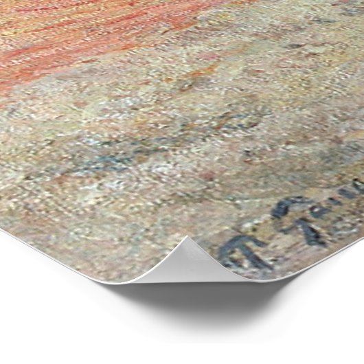 Bathing Dieppe van Paul Gauguin,  fijne kunst Poster (Hoek)