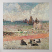 Bathing Dieppe van Paul Gauguin,  fijne kunst Poster (Voorkant)