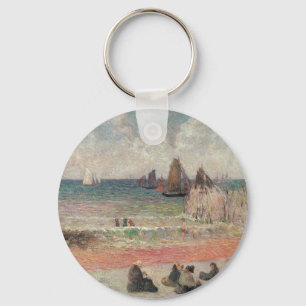 Bathing Dieppe van Paul Gauguin, fijne kunst Sleutelhanger