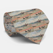 Bathing Dieppe van Paul Gauguin,  fijne kunst Stropdas (Opgerold)