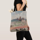 Bathing Dieppe van Paul Gauguin,  fijne kunst Tote Bag (Dichtbij)