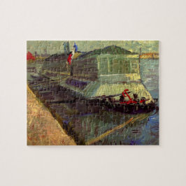 Bathing Float op de Seine Asniere door Vincent van Legpuzzel