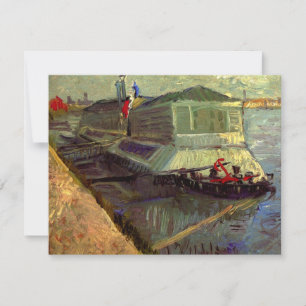 Bathing Float op Seine Asniere door Vincent van Go