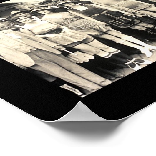 Bathing Girl Parade Photo 1920 Poster (Hoek)